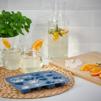 IKEA SURSÖT Tava cuburi gheata, albastru inchis