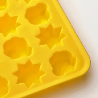 IKEA SURSÖT Tava cuburi gheata, galben neon
