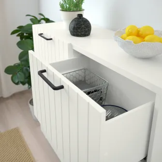 IKEA SUTTERVIKEN Front usa/sertar, alb, 60x38 cm