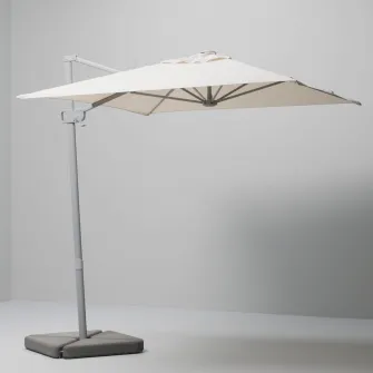 IKEA SVALÖN Umbrela de soare, gri deschis-bej, 300x200 cm