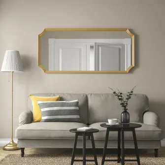 IKEA SVANSELE Oglinda, auriu, 73x158 cm