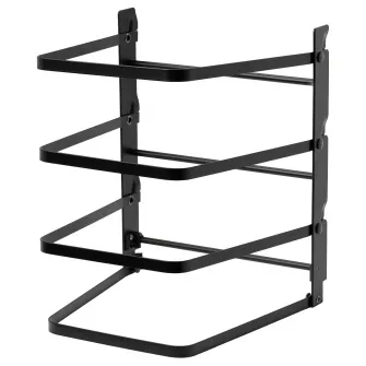 IKEA SVARTABBORRE Suport pentru tavi de copt, pliant negru, 27x26x33 cm