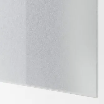 IKEA SVARTISDAL 4 panouri/cadru usa glisanta, alb aspect hartie, 100x236 cm