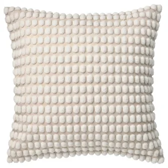 IKEA SVARTPOPPEL Fata perna, alb murdar, 50x50 cm
