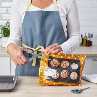 IKEA SVÄRDFISK Set 2 foarfece, inox gri/gri-turcoaz