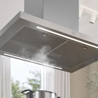 IKEA SVÄVANDE Hota tavan, inox, 90 cm