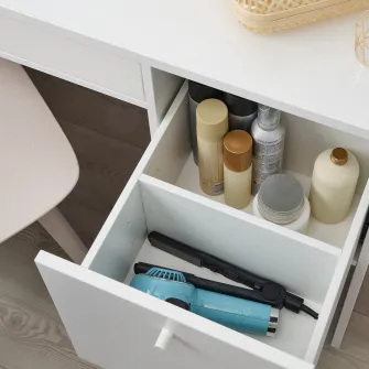 IKEA SYVDE Masuta de toaleta, alb, 100x48 cm