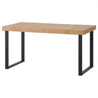 IKEA TARSELE Masa extensibila, frnr stjr/negru, 150/200x80 cm