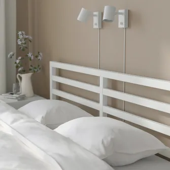 IKEA TARVA Cadru pat, vopsit alb, 160x200 cm