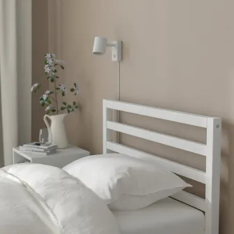 IKEA TARVA Cadru pat, vopsit alb, 90x200 cm