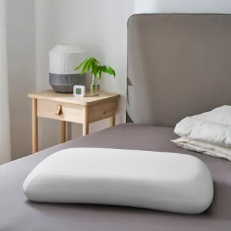 IKEA TÖCKENFLY Fata perna ergonomica, alb, 29x43 cm