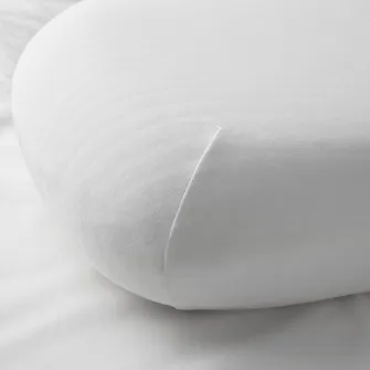 IKEA TÖCKENFLY Fata perna ergonomica, alb, 29x43 cm