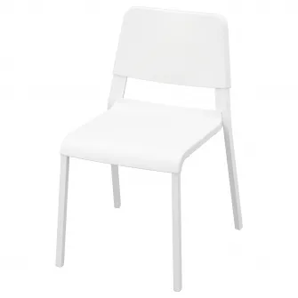 IKEA TEODORES Scaun, alb