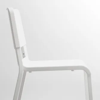 IKEA TEODORES Scaun, alb