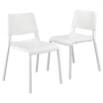 IKEA TEODORES Scaun, alb
