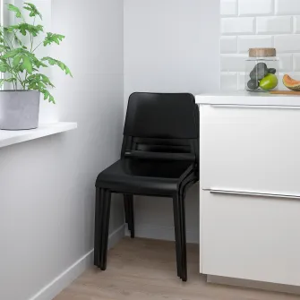 IKEA TEODORES Scaun, negru
