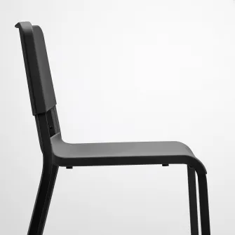 IKEA TEODORES Scaun, negru