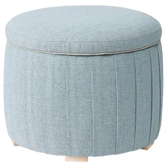 IKEA ÅTERLÖGA Pouf, cu depozitare/Kilanda bleu