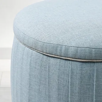 IKEA ÅTERLÖGA Pouf, cu depozitare/Kilanda bleu