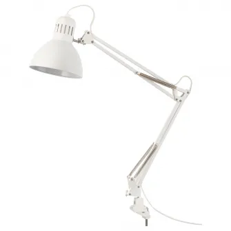 IKEA TERTIAL Veioza birou, alb