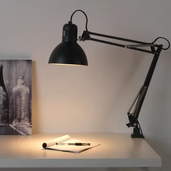 IKEA TERTIAL Veioza birou, gri inchis