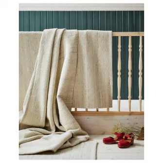IKEA TIDTABELL Covor, tesatura plata, bej, 80x150 cm