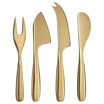 IKEA TILLAGD Set cutite branzeturi, 4 piese, alama
