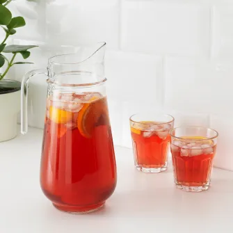IKEA TILLBRINGARE Carafa, sticla transparenta, 1.7 l