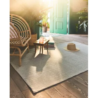 IKEA TIPHEDE Covor, tesatura plata, natur/negru, 120x180 cm