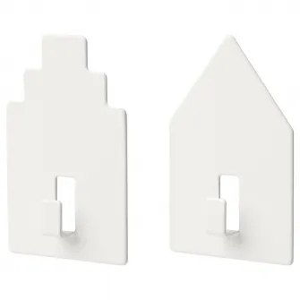 IKEA TIPPVAGN Carlig autoadeziv, casa/alb