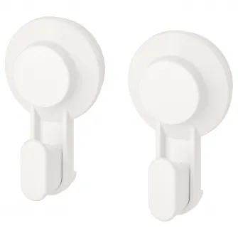 IKEA TISKEN Carlig cu ventuza, alb