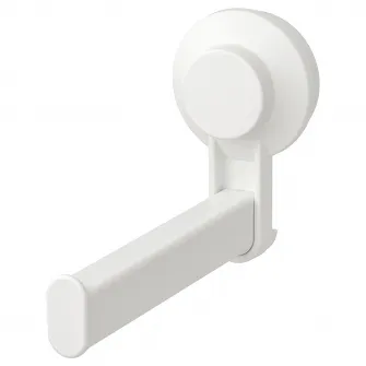 IKEA TISKEN Suport hartie cu ventuza, alb