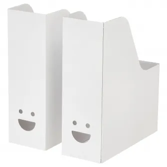 IKEA TJABBA Biblioraft, alb