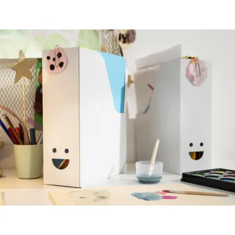 IKEA TJABBA Biblioraft, alb