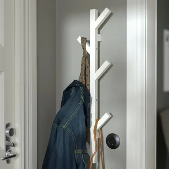 IKEA TJUSIG Cuier, alb, 78 cm