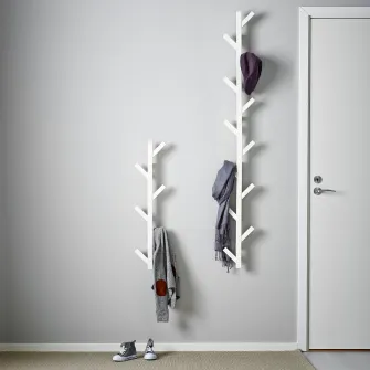 IKEA TJUSIG Cuier, alb, 78 cm