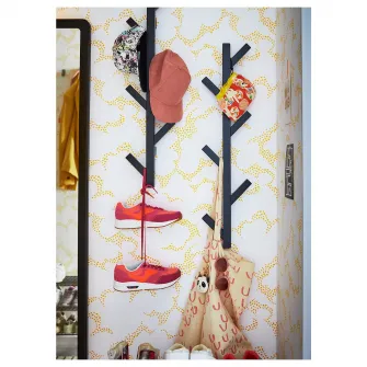 IKEA TJUSIG Cuier, negru, 78 cm