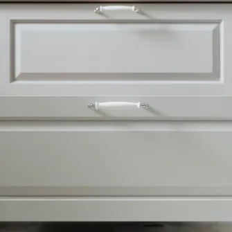 IKEA TÄNNFORSEN / ORRSJÖN Masca lavoar+sertare/lavoar/baterie, gri, 62x49x69 cm