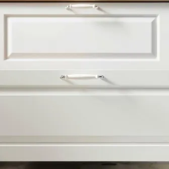 IKEA TÄNNFORSEN / ORRSJÖN Masca+usi/lavoar adanc/baterie, alb, 62x49x72 cm
