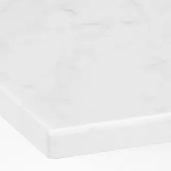 IKEA TOLKEN Blat, alb aspect marmura/laminat, 102x49 cm