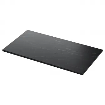 IKEA TOLKEN Blat, negru aspect marmura/laminat, 102x49 cm