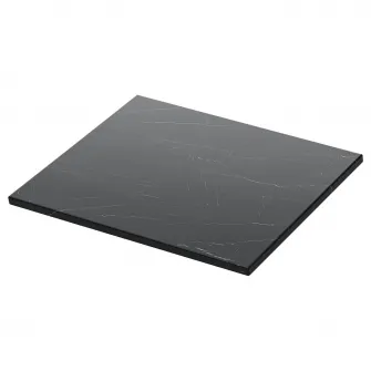 IKEA TOLKEN Blat, negru aspect marmura/laminat, 62x49 cm