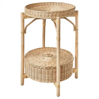 IKEA TOLKNING Noptiera, lucrat manual, 52 cm