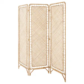 IKEA TOLKNING Paravan, lucrat manual ratan, 150x170 cm