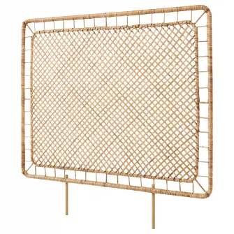 IKEA TOLKNING Tablie pat, lucrat manual ratan