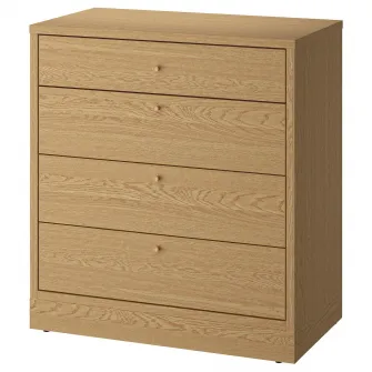 IKEA TONSTAD Comoda 4 sertare, frnr stjr, 82x47x90 cm