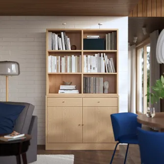IKEA TONSTAD Ansamblu depozitare, frnr stjr, 121x47x201 cm