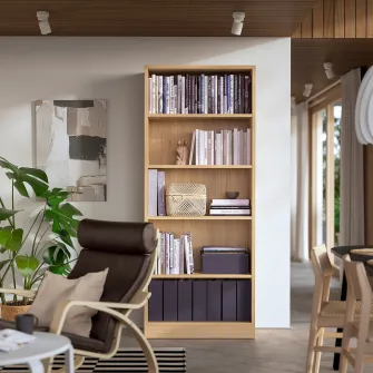 IKEA TONSTAD Biblioteca, frnr stjr, 82x37x201 cm