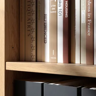 IKEA TONSTAD Biblioteca, frnr stjr, 82x37x201 cm