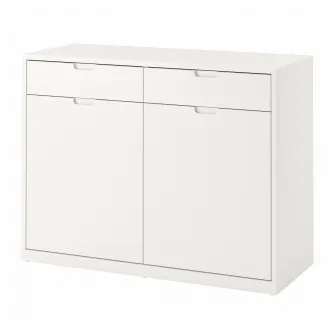 IKEA TONSTAD Bufet, alb murdar, 120x47x91 cm